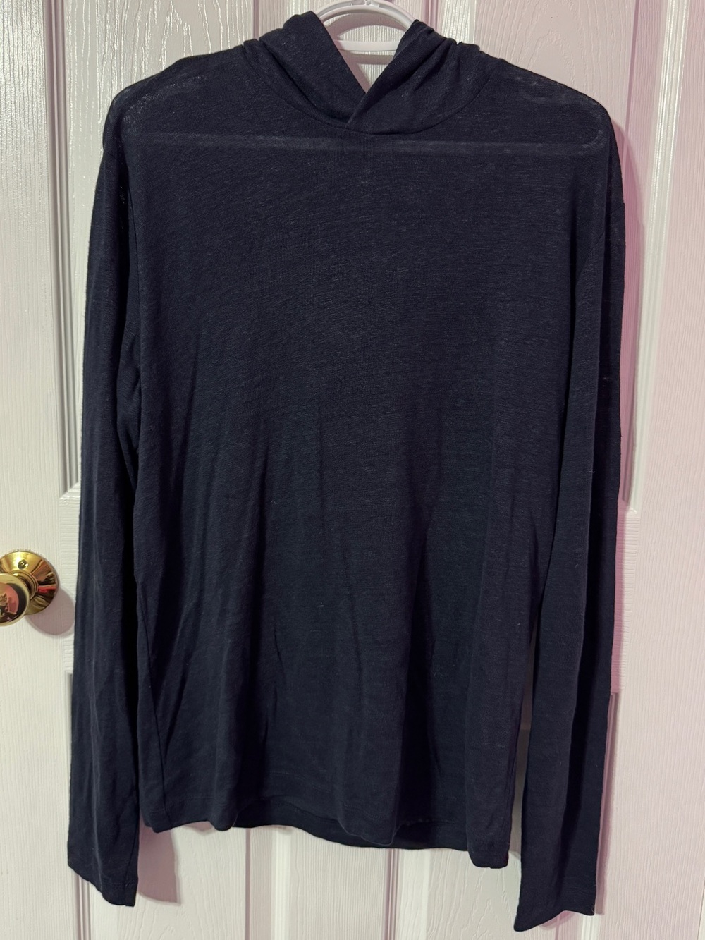 Theory Men's Blue Crewneck Hoodie Sweatshirt